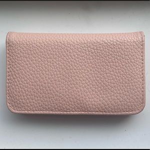 buxton light pink wallet